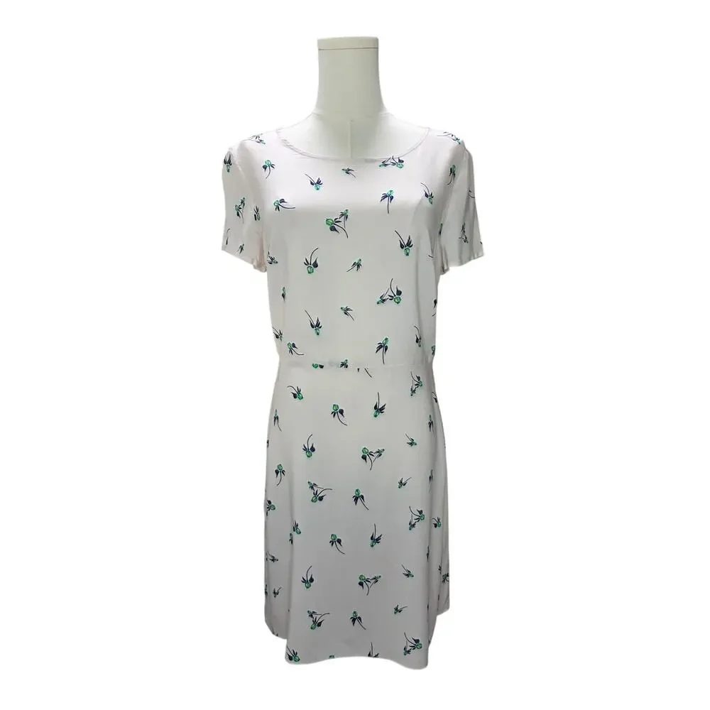 NWT FREE PEOPLE Pale Pink Floral Short Sleeve Dress